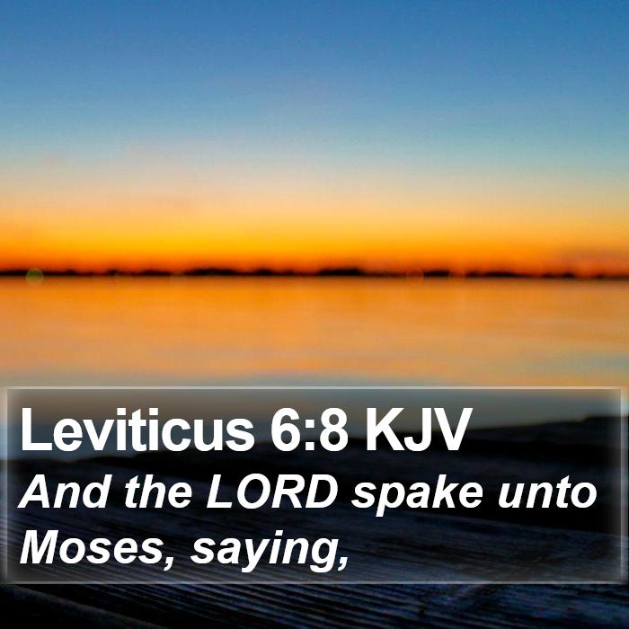 Leviticus 6:8 KJV Bible Study