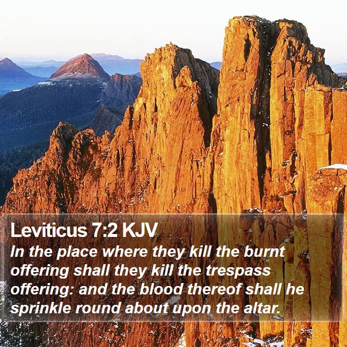 Leviticus 7:2 KJV Bible Study