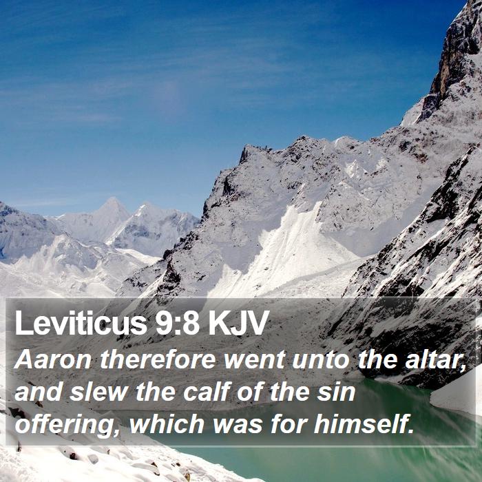 Leviticus 9:8 KJV Bible Study