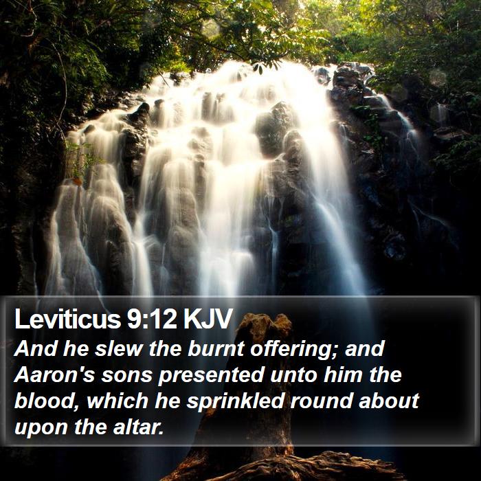 Leviticus 9:12 KJV Bible Study