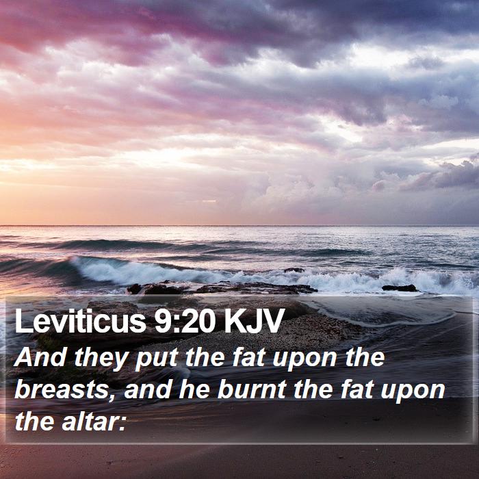 Leviticus 9:20 KJV Bible Study