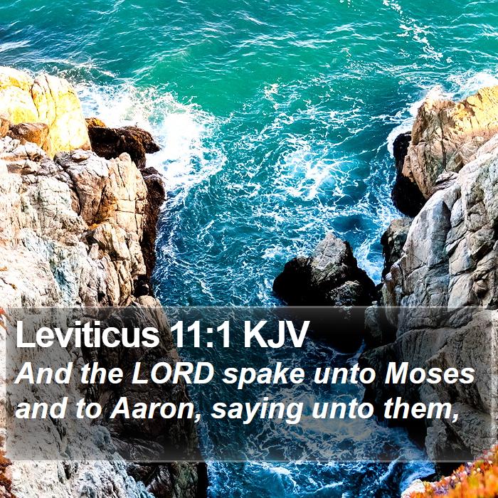 Leviticus 11:1 KJV Bible Study