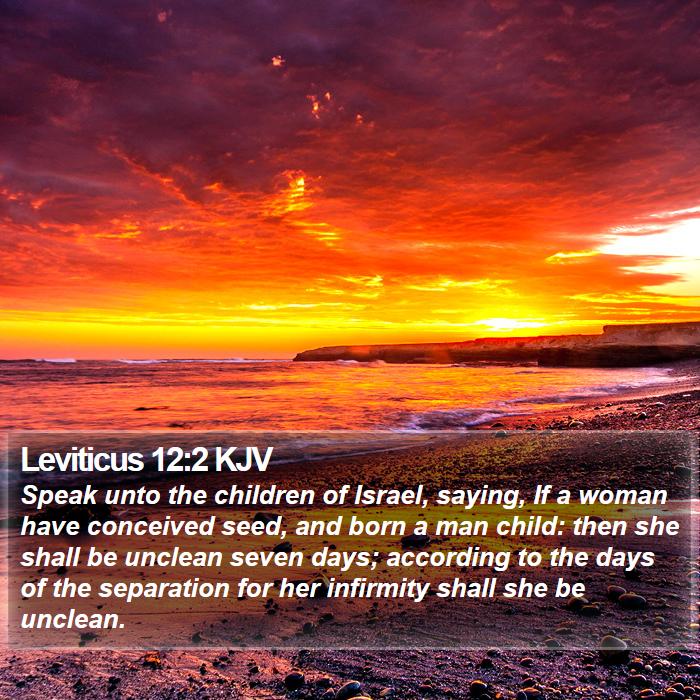 Leviticus 12:2 KJV Bible Study