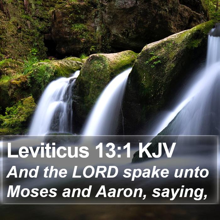 Leviticus 13:1 KJV Bible Study