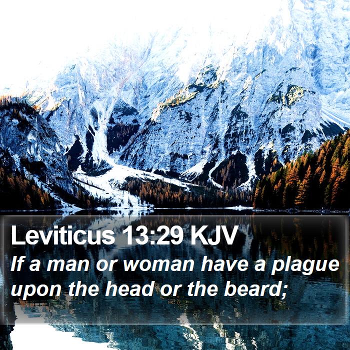 Leviticus 13:29 KJV Bible Study