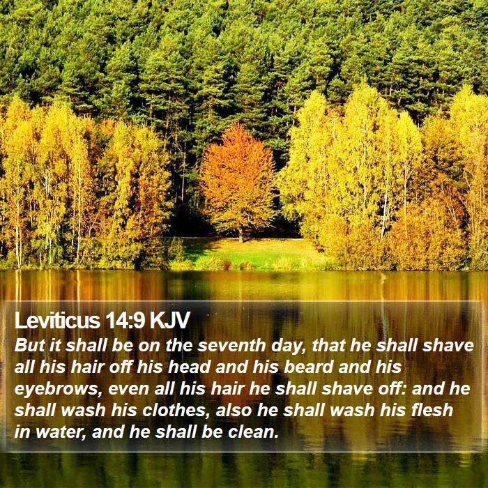 Leviticus 14:9 KJV Bible Study