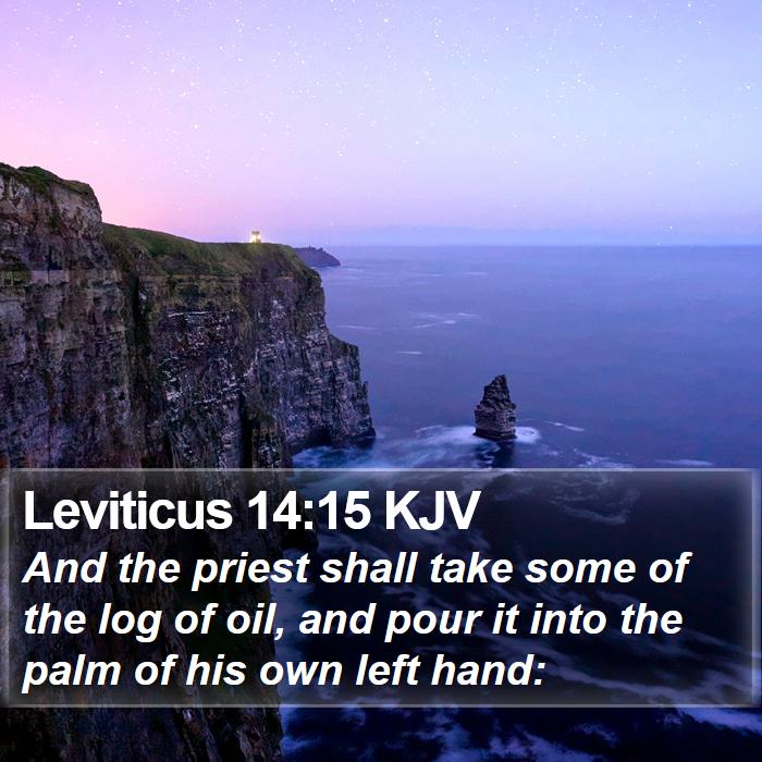 Leviticus 14:15 KJV Bible Study