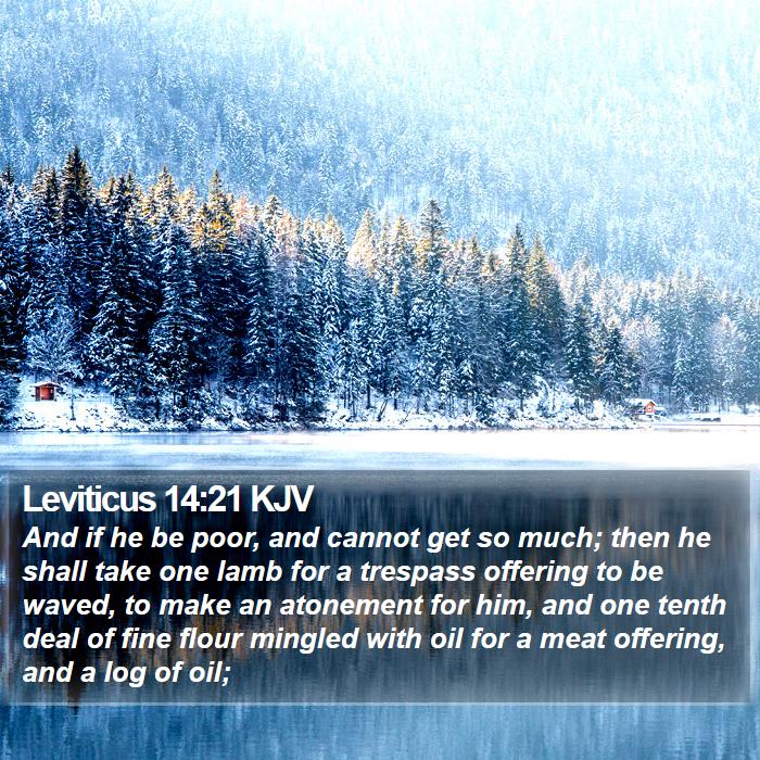 Leviticus 14:21 KJV Bible Study