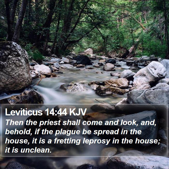 Leviticus 14:44 KJV Bible Study