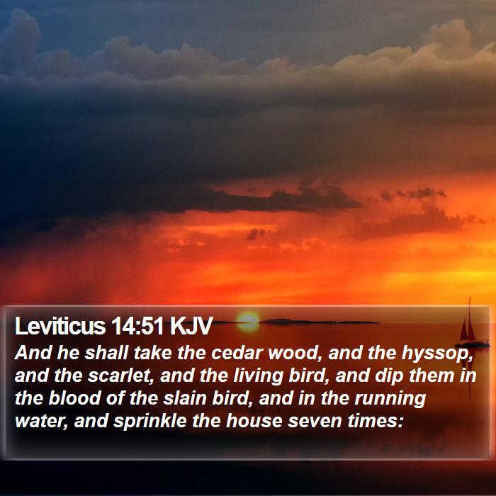 Leviticus 14:51 KJV Bible Study