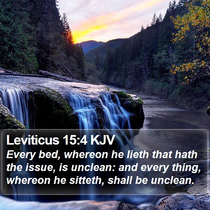 Leviticus 15:4 KJV Bible Study