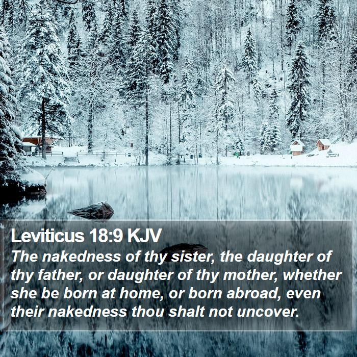 Leviticus 18:9 KJV Bible Study