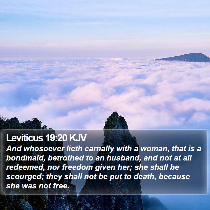 Leviticus 19:20 KJV Bible Study