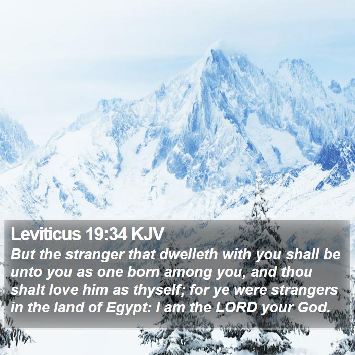 Leviticus 19:34 KJV Bible Study