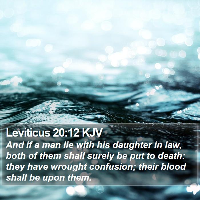 Leviticus 20:12 KJV Bible Study