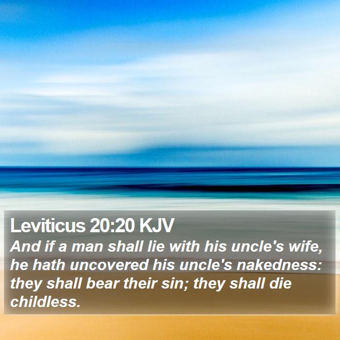 Leviticus 20:20 KJV Bible Study