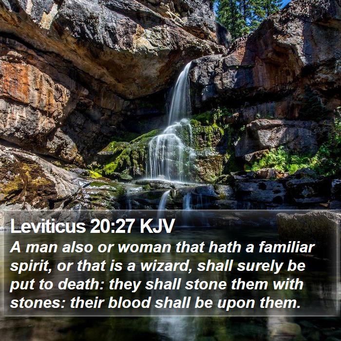 Leviticus 20:27 KJV Bible Study