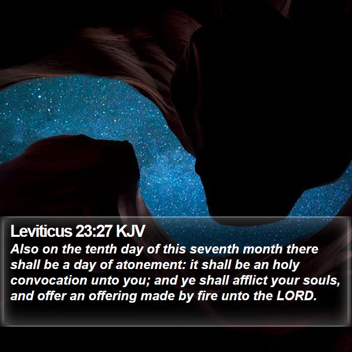 Leviticus 23:27 KJV Bible Study