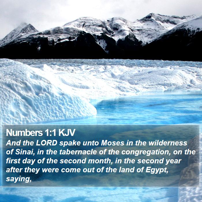 Numbers 1:1 KJV Bible Study