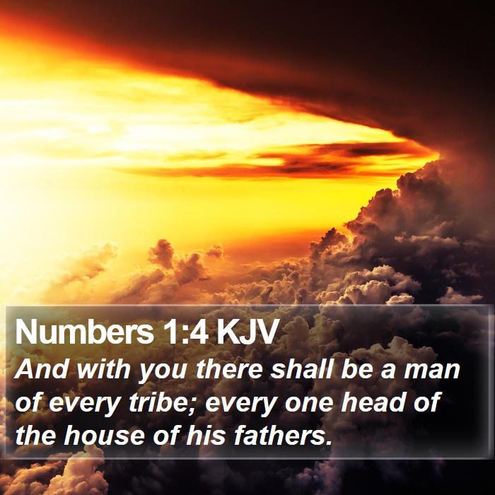 Numbers 1:4 KJV Bible Study