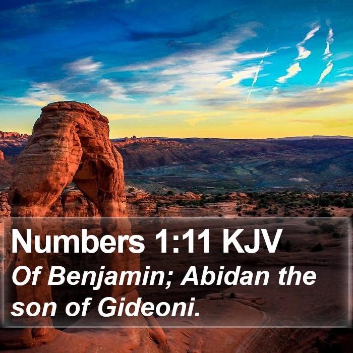 Numbers 1:11 KJV Bible Study