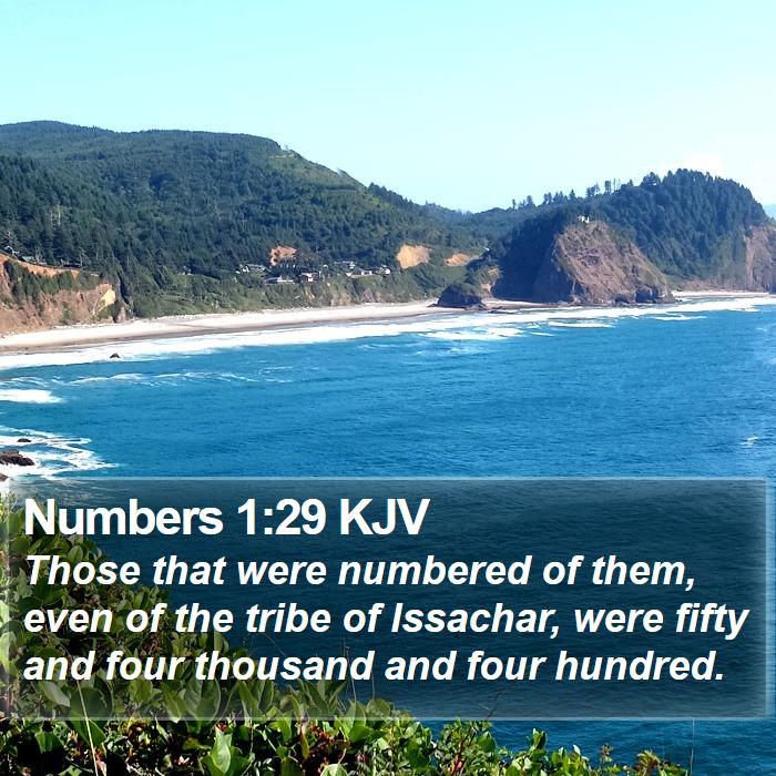 Numbers 1:29 KJV Bible Study