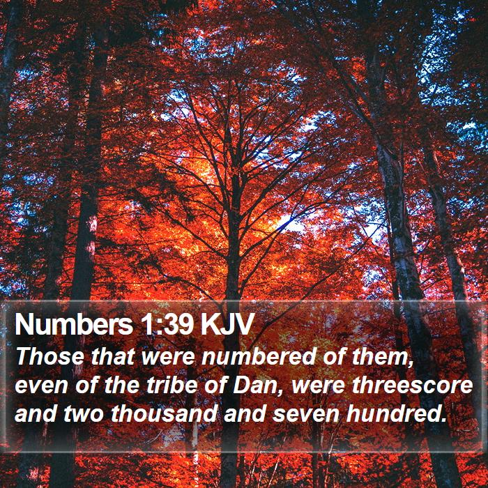 Numbers 1:39 KJV Bible Study