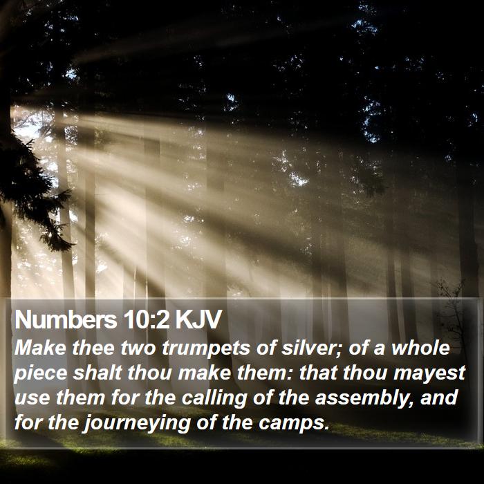 Numbers 10:2 KJV Bible Study