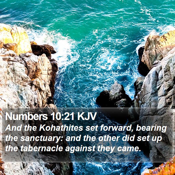 Numbers 10:21 KJV Bible Study