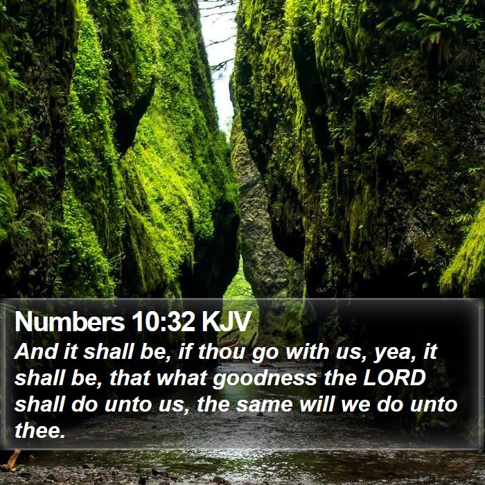 Numbers 10:32 KJV Bible Study