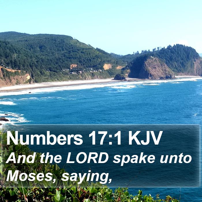 Numbers 17:1 KJV Bible Study