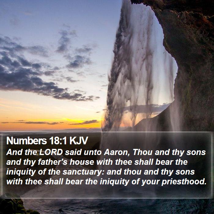 Numbers 18:1 KJV Bible Study