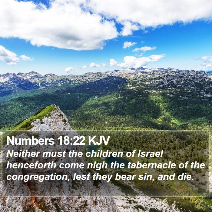 Numbers 18:22 KJV Bible Study