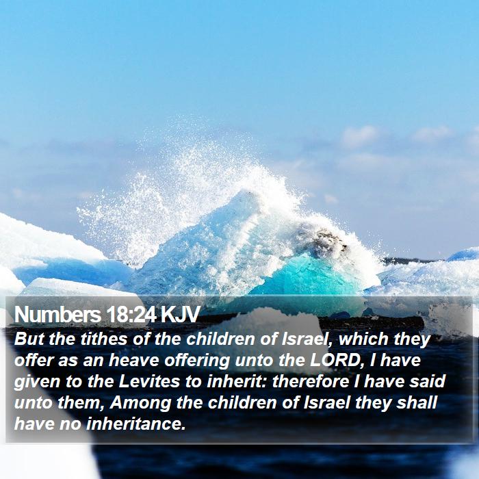 Numbers 18:24 KJV Bible Study