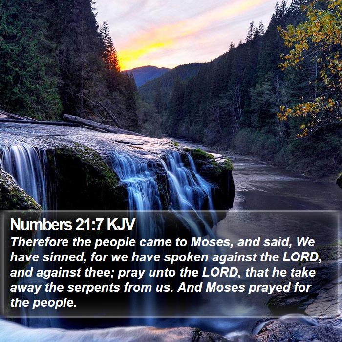 Numbers 21:7 KJV Bible Study