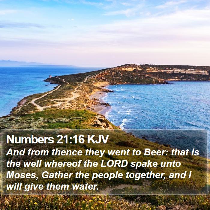 Numbers 21:16 KJV Bible Study