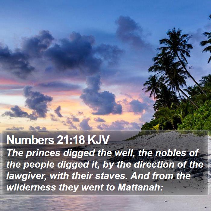 Numbers 21:18 KJV Bible Study