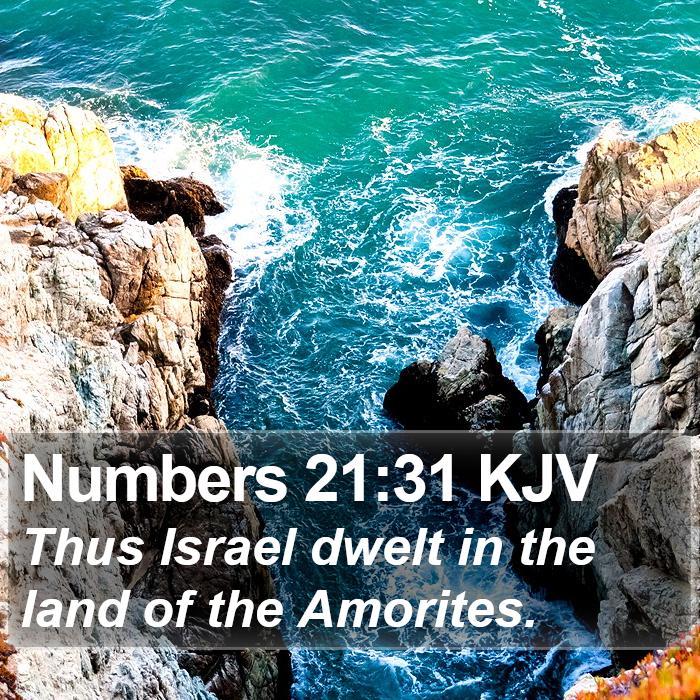 Numbers 21:31 KJV Bible Study