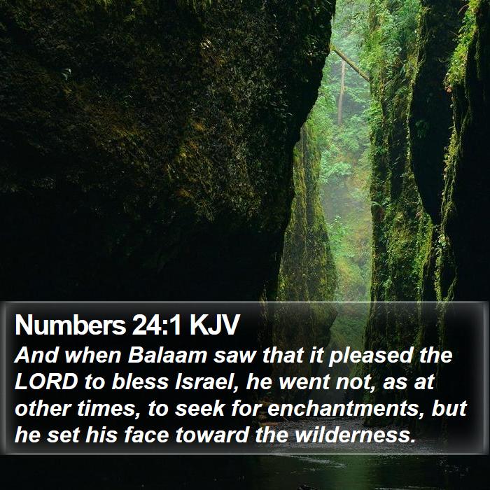 Numbers 24:1 KJV Bible Study