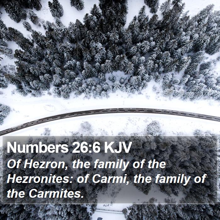 Numbers 26:6 KJV Bible Study