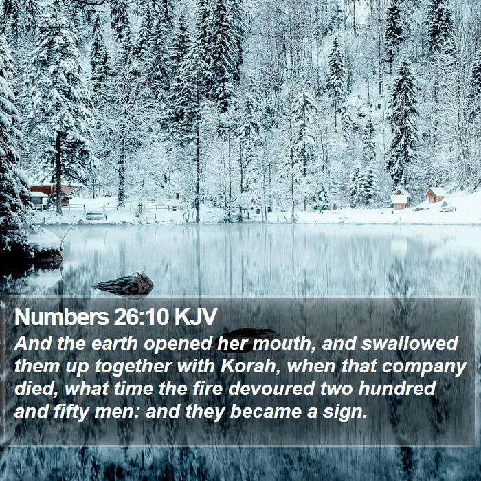 Numbers 26:10 KJV Bible Study