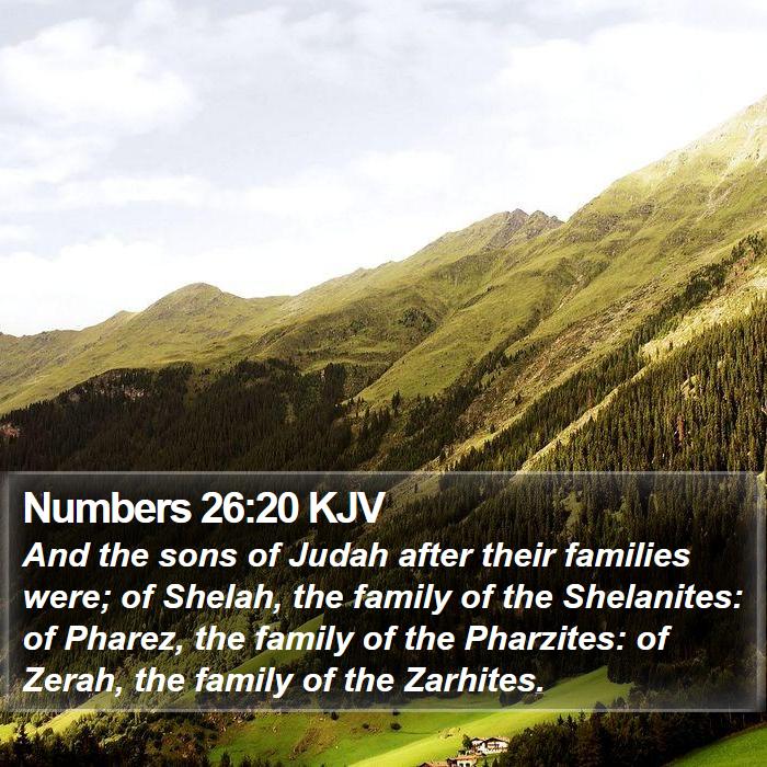 Numbers 26:20 KJV Bible Study