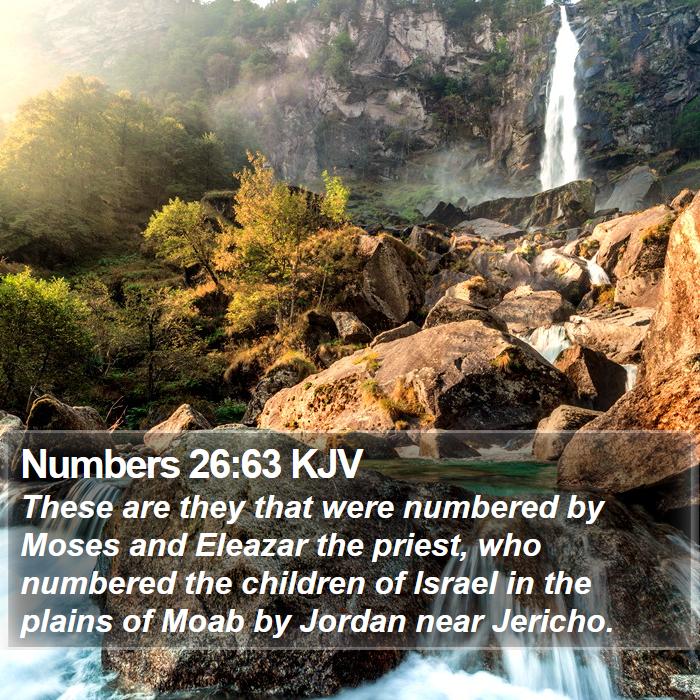 Numbers 26:63 KJV Bible Study