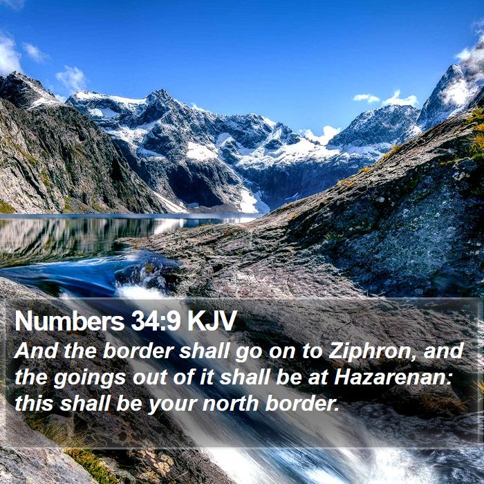 Numbers 34:9 KJV Bible Study