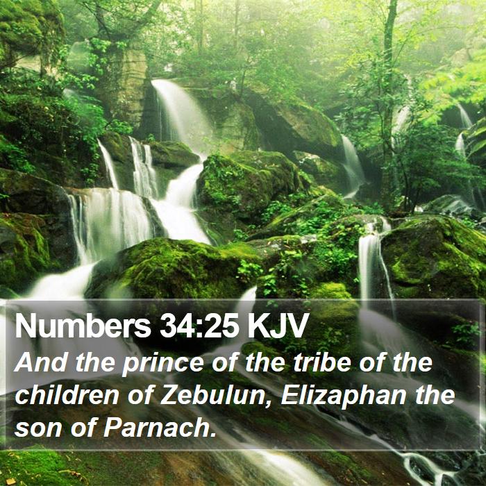 Numbers 34:25 KJV Bible Study