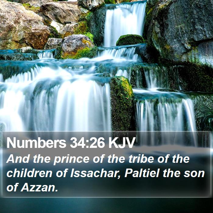 Numbers 34:26 KJV Bible Study