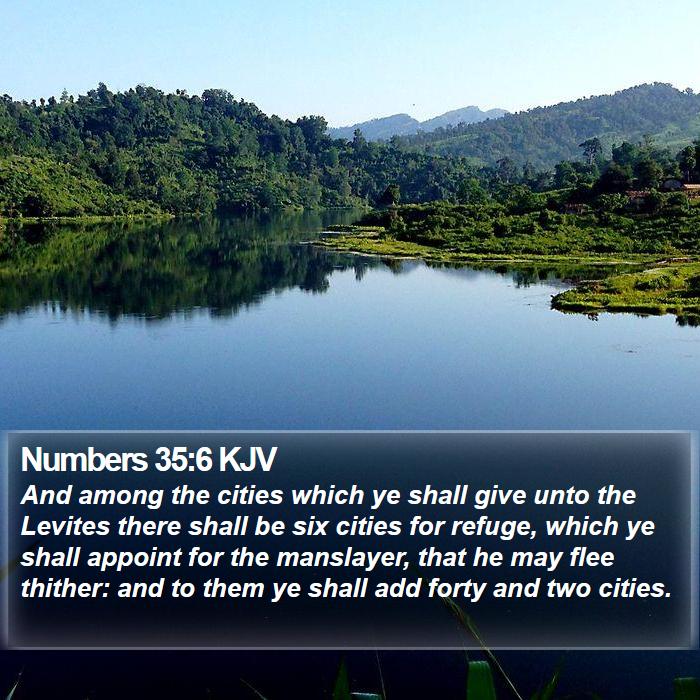 Numbers 35:6 KJV Bible Study