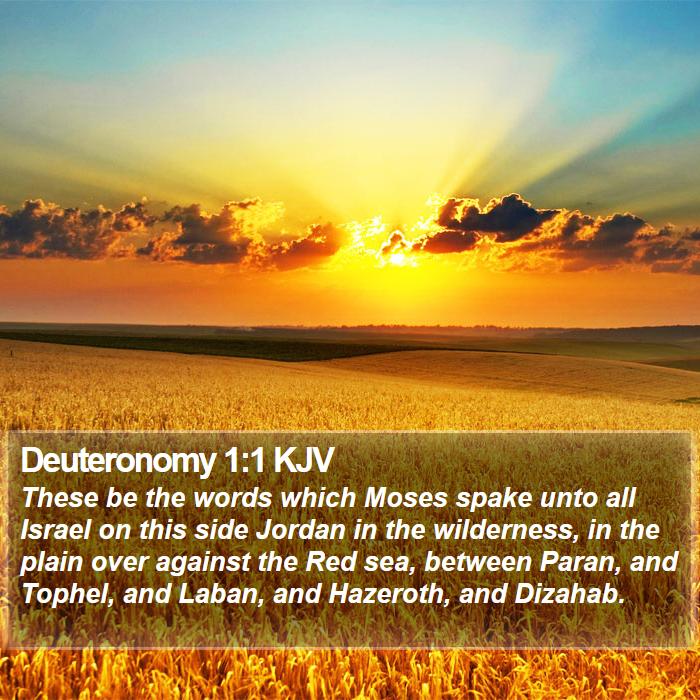 Deuteronomy 1:1 KJV Bible Study