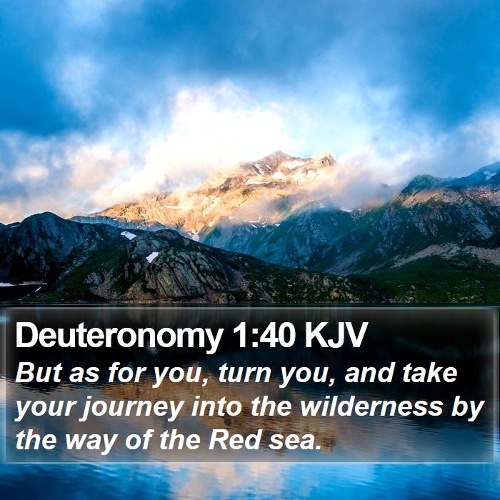 Deuteronomy 1:40 KJV Bible Study