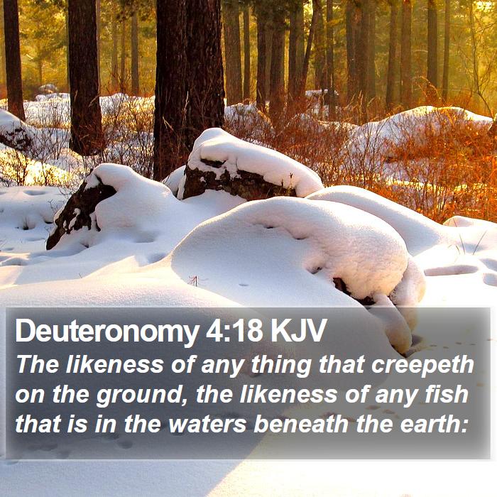 Deuteronomy 4:18 KJV Bible Study